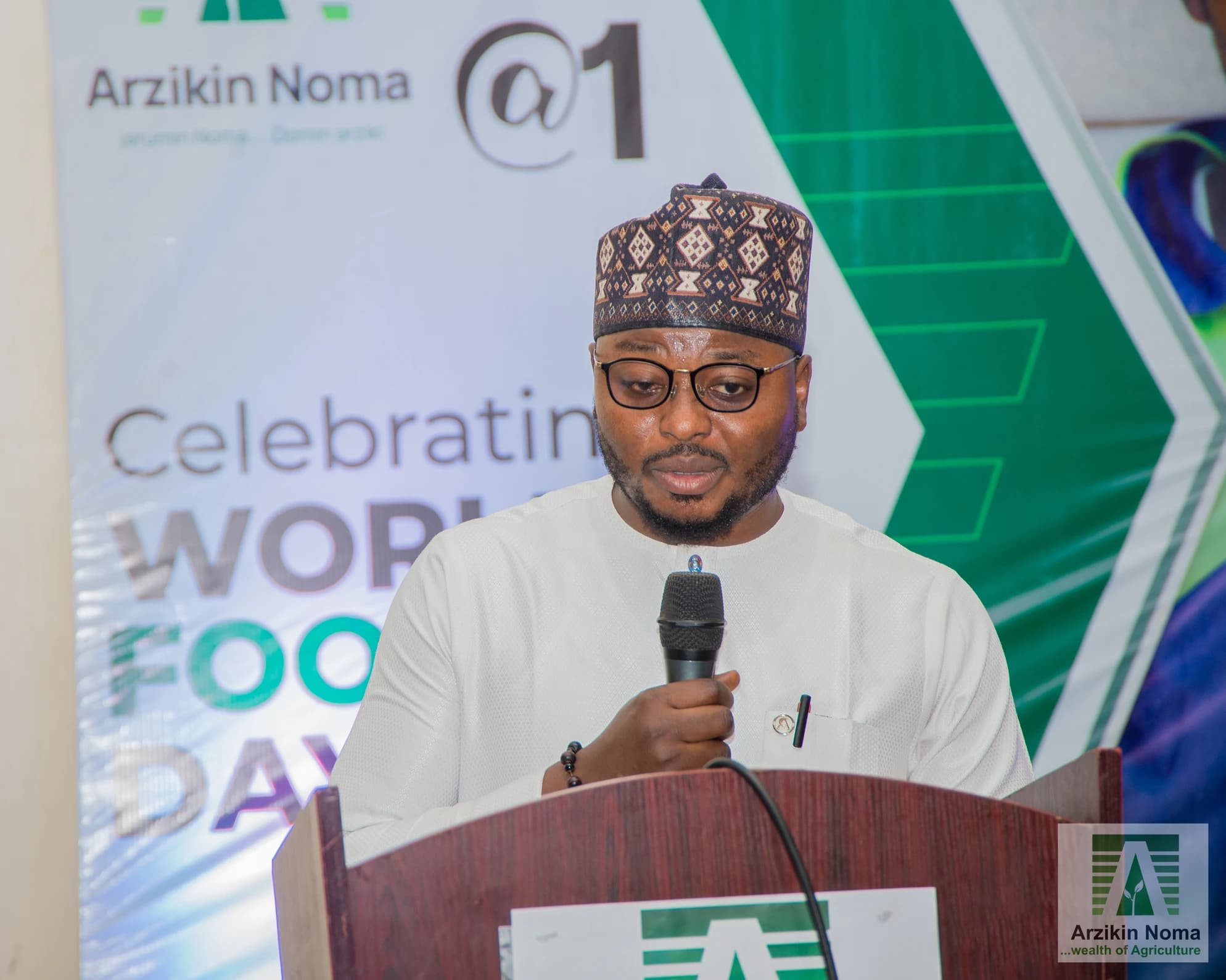 Community gathering at Arzikin Noma's World Food Day 2022 event